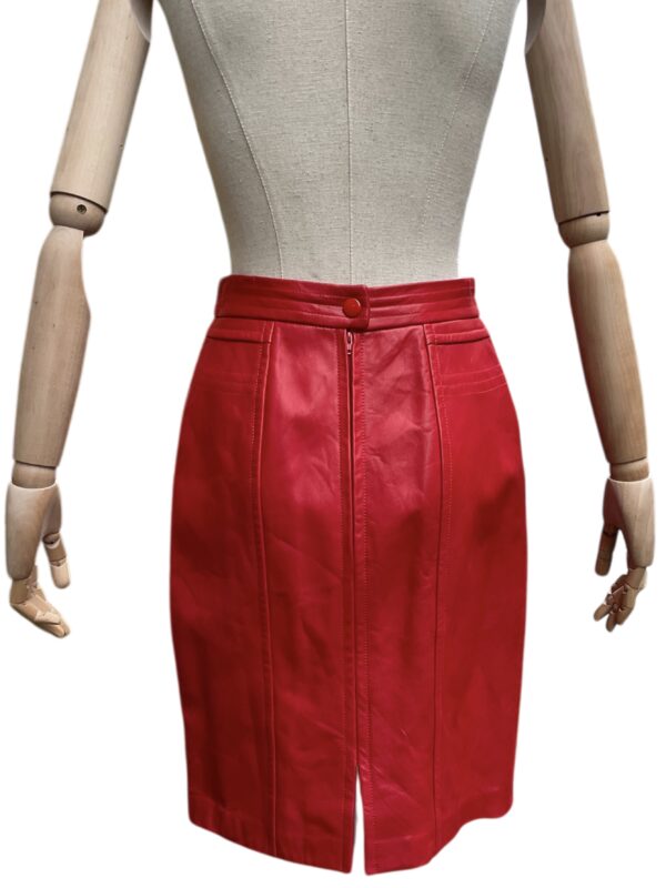 ESCADA Leather jacket and skirt coord set - Image 4