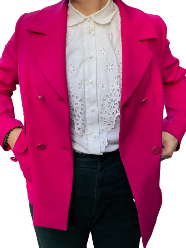 Bright Fuchsia Pink Blazer NVSCO - Image 2