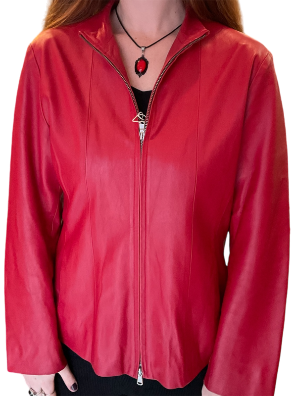 Cherry Red Vintage Jacket