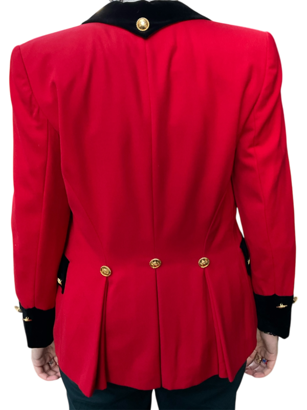 Escada Red Blazer - Image 3