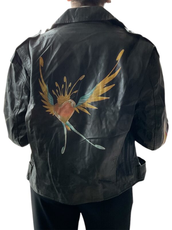 Hand painted Blestaff Leather Jacket - Image 3