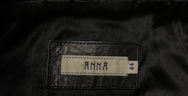 Anna Black Jeather Jacket - Image 4