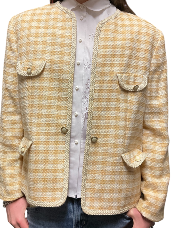 Marcona plaid blazer