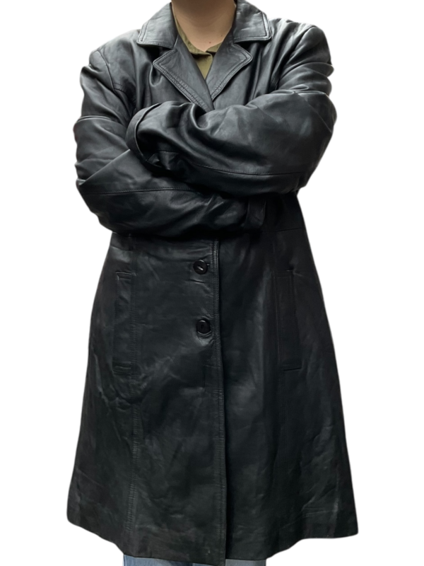 Kim leather coat - Image 4