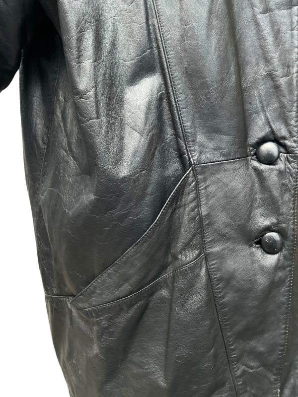 Donar  Nappa Leather Coat - Image 4