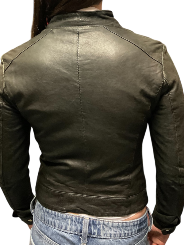 Armani Jeans Leather Jacket - Image 2