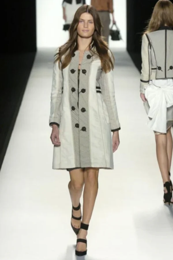 Chloe Ecru Coat - Image 7