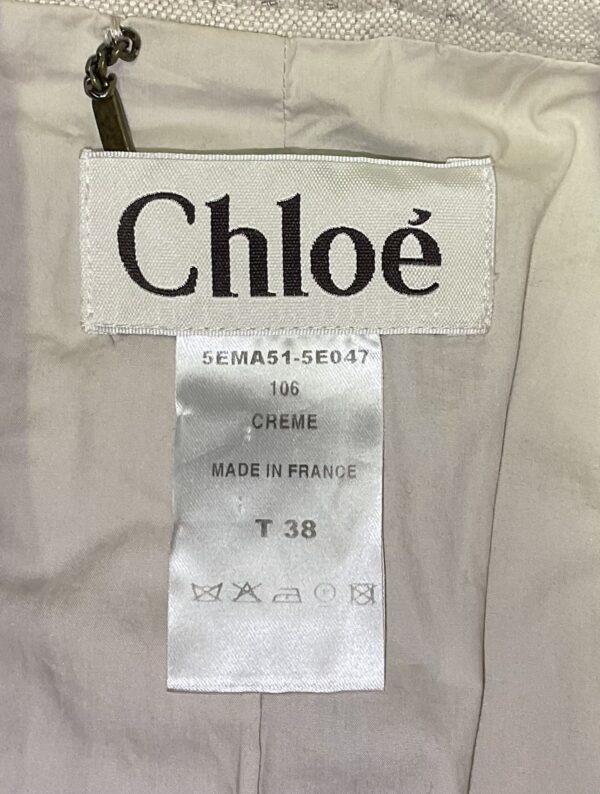 Chloe Ecru Coat - Image 8