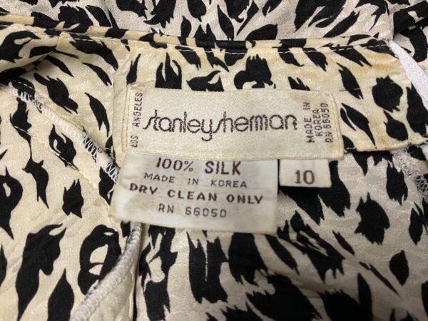 80s Animal Print Dress - Image 5