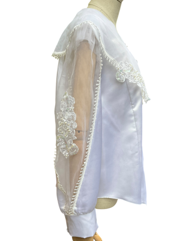 Pearlescent White Blouse - Image 5