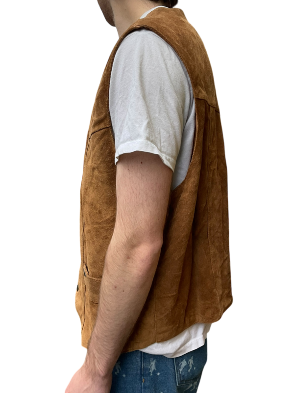 Leather Waistcoat - Image 3