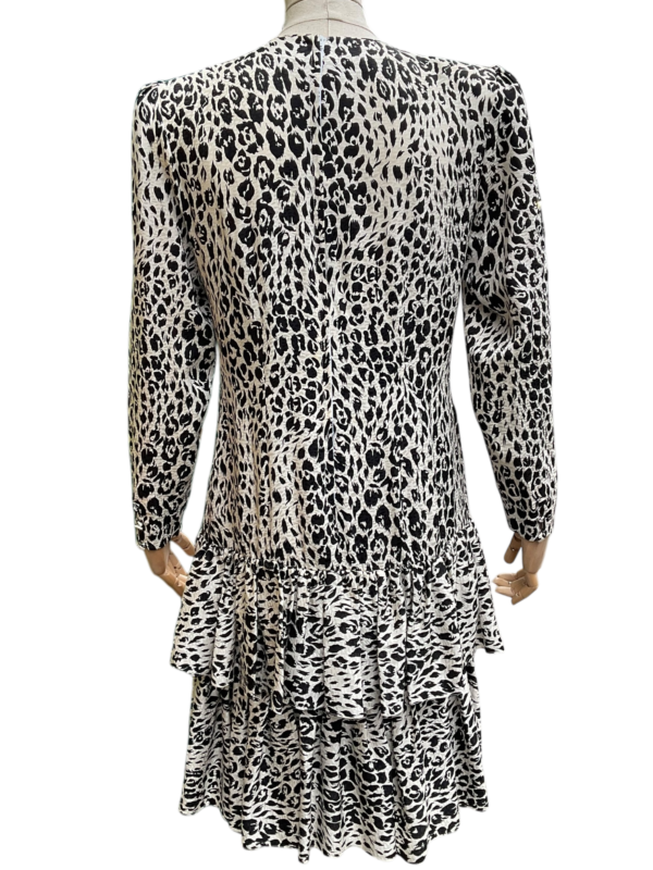 80s Animal Print Dress - Image 2