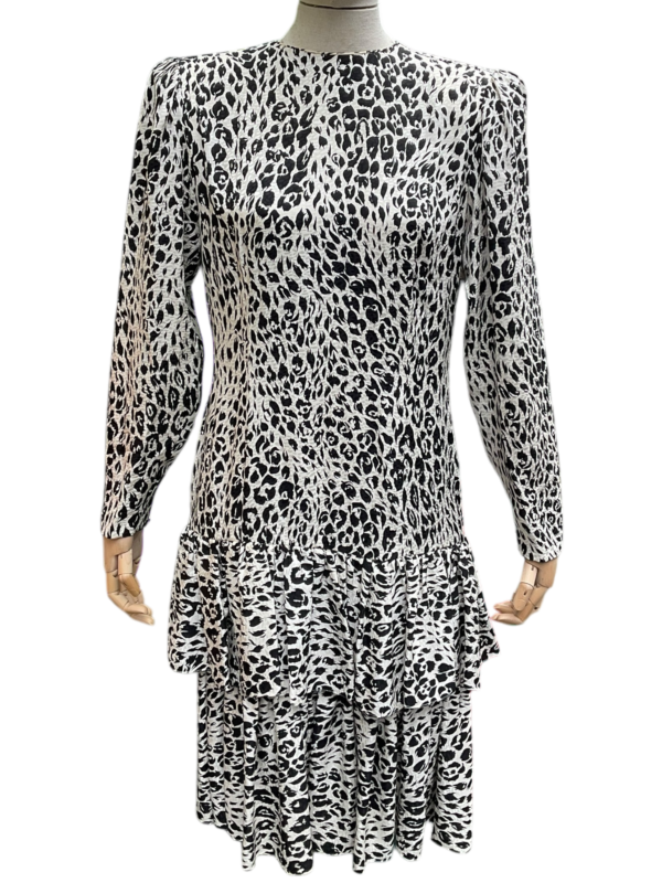 80s Animal Print Dress