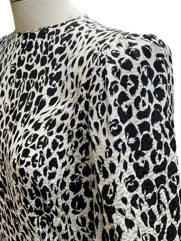 80s Animal Print Dress - Image 3