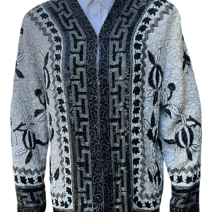 Sequin Silk Jacket