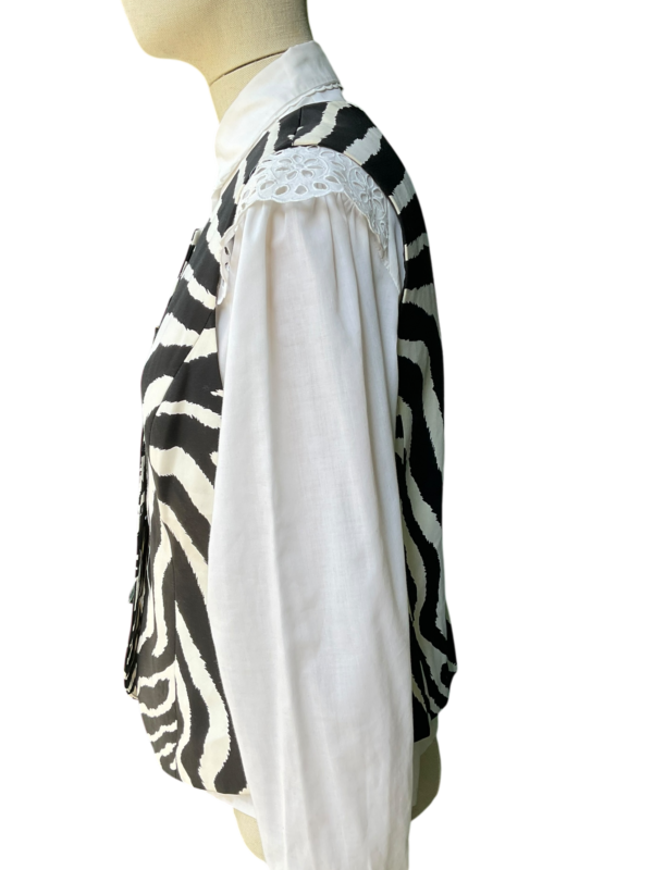 Laurel Zebra Print Waistcoat - Image 3