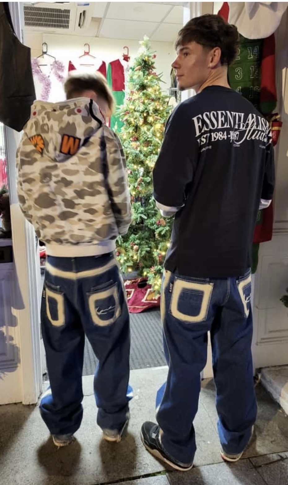 1990’s Karl Kani Baggy Denim Jeans - Dark Wash - Image 10